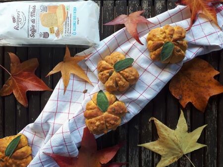 Pagnotte alla zucca e mais | Preparato per Pane Soffio di Mais