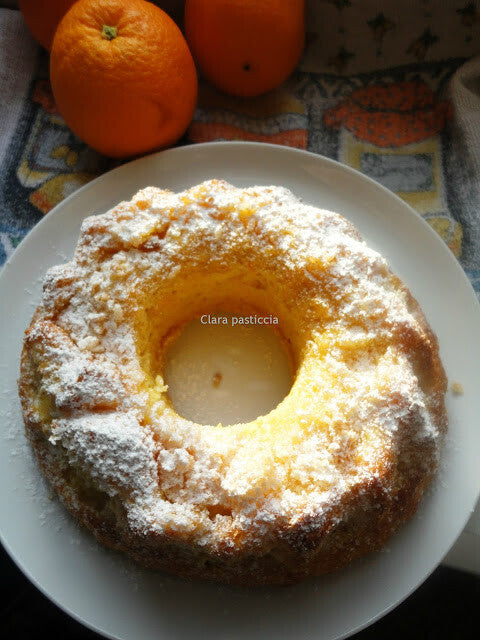 Ciambellone soffice agli agrumi senza burro, olio o latte | Arifa Farina Bio