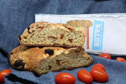 pane funzoinale salus fatto in casa pomodorini