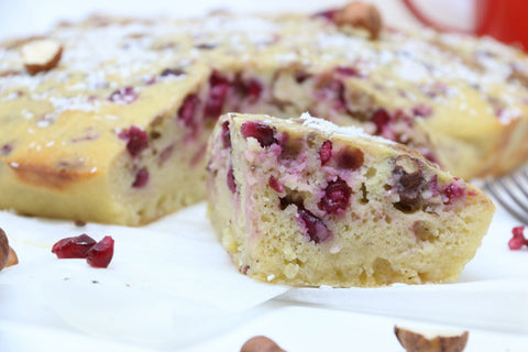 Blondies al melograno | Farina di Riso