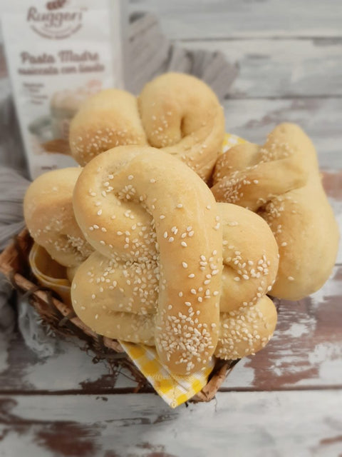 Mafalde siciliane con pasta madre secca