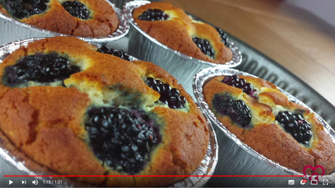 Muffin alle More | Farina di Riso Ruggeri