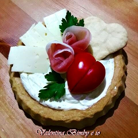 Crostatine di frolla salate, ricetta Bimby