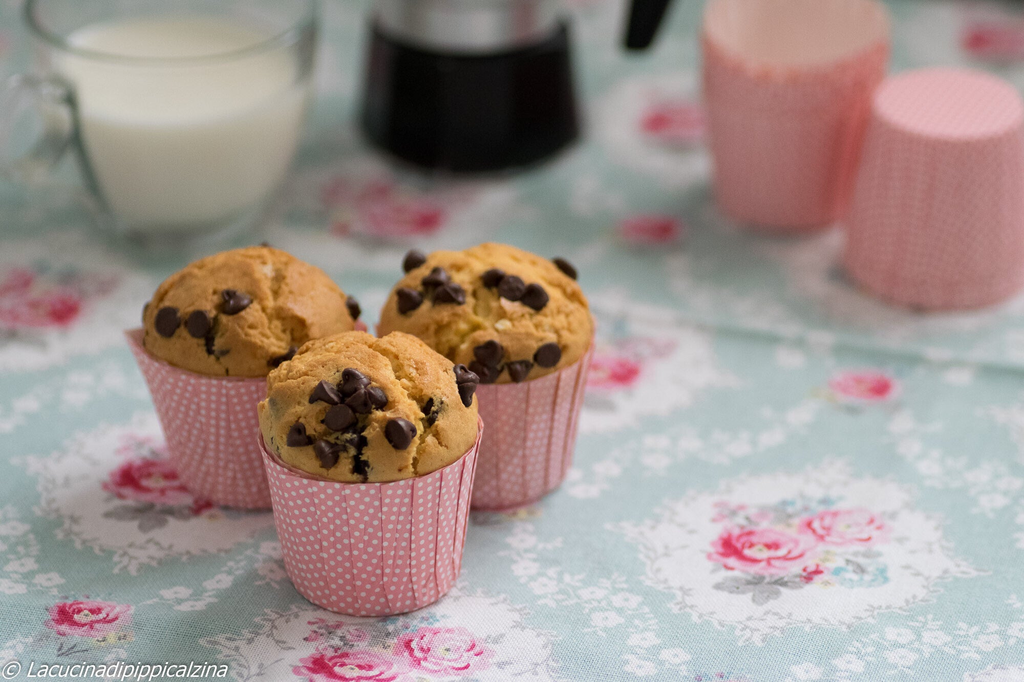 Stracciatella Muffins with Chocolate Chips | Arifa Organic Flour ...