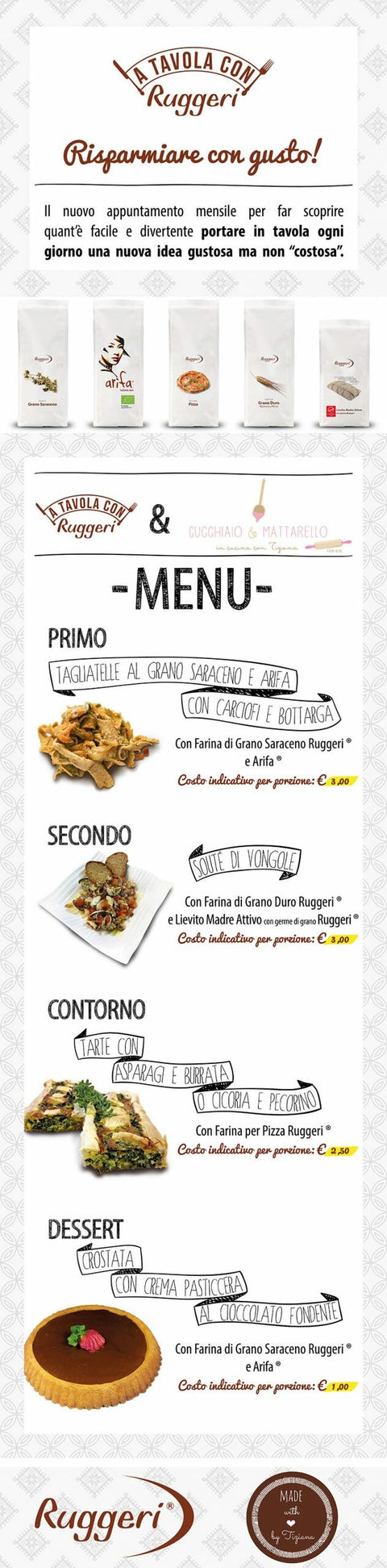 A tavola con Ruggeri - Made with Tiziana