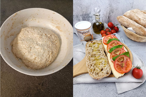 Pane ciabatta con Migliora® Pane