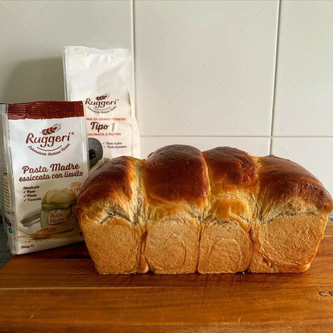 Pane al latte di Hokkaido | Pasta Madre Essiccata e Farina Tipo 1