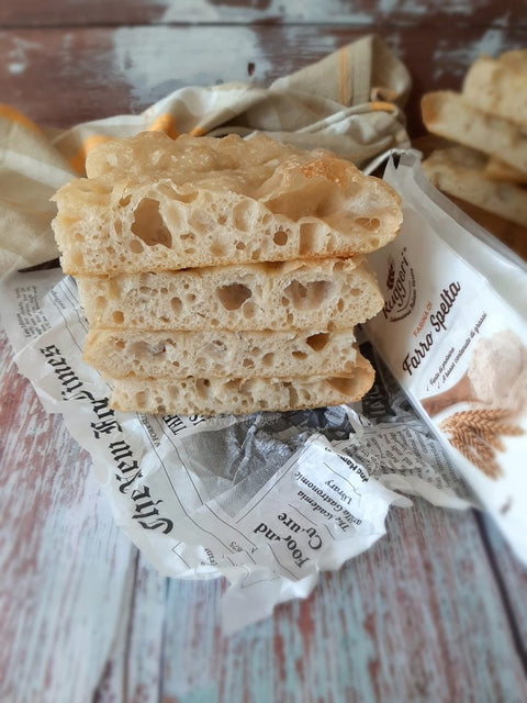 Focaccia semplice al farro | Farina di Farro Spelta