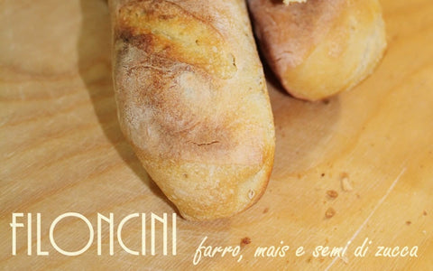 Filoncini farro e mais con semi di zucca
