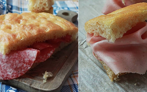 Focaccia all’Aglio e Pecorino