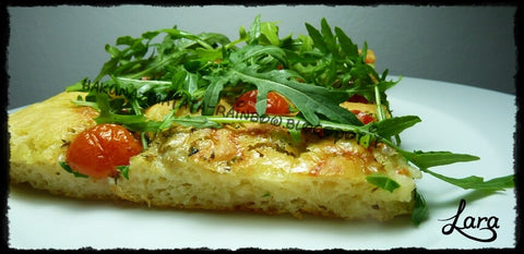 Focaccia con caprino