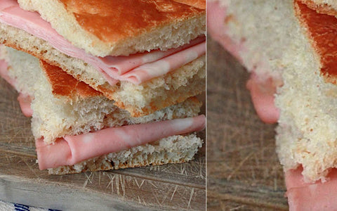 Focaccia genovese con pasta madre essiccata al parmigiano | Pasta Madre Essiccata