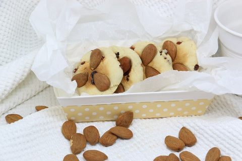 Biscottini mandorle e cramberries | Farina di Riso e Arifa