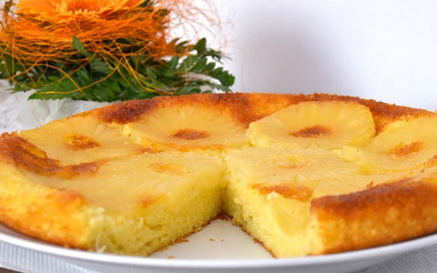 Ricetta torta rovesciata all'ananas - senza bilancia
