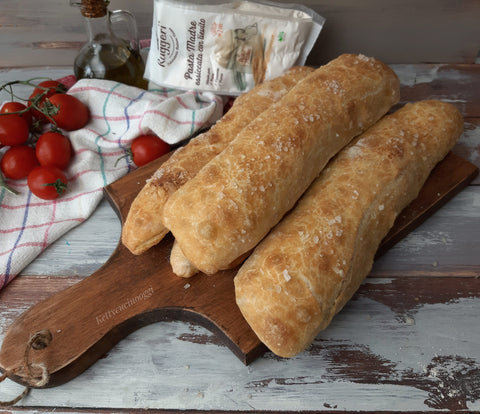 Stecche di pane senza impasto