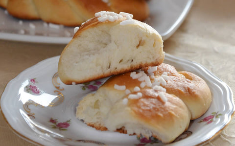 Brioche al latte di riso senza uova
