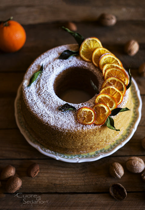 Ciambella di farro speziata all'arancia
