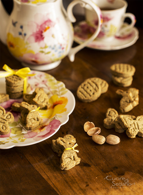 Frollini salati canapa e pistacchi | Farina di Canapa Bio e Arifa
