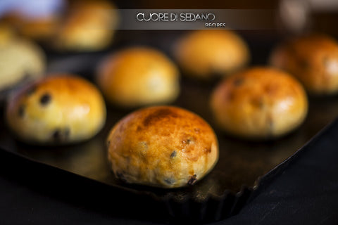 Panini dolci con gocce di cioccolato | Pasta Madre Essiccata