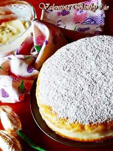 Torta Paradiso con crema al latte | Preparato per Dolce Paradiso Ruggeri