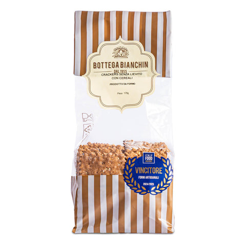 Crackers senza lievito con cereali