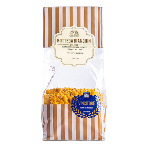 Crackers senza lievito con curcuma