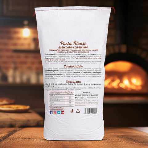 Pasta Madre Essiccata con Lievito - sacco professionale