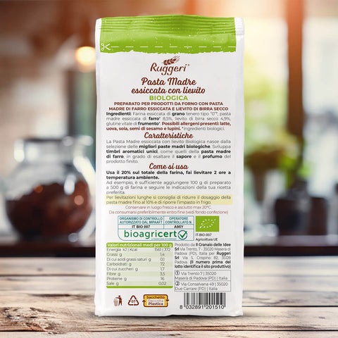 Pasta Madre essiccata con Lievito Biologica