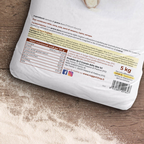 Semola di Grano Duro - Sacco professionale