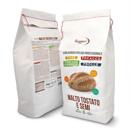 Toasted malt and seeds professional mix
