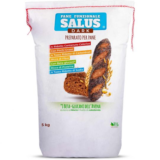 Semi-finished mix for functional bread Salus dark